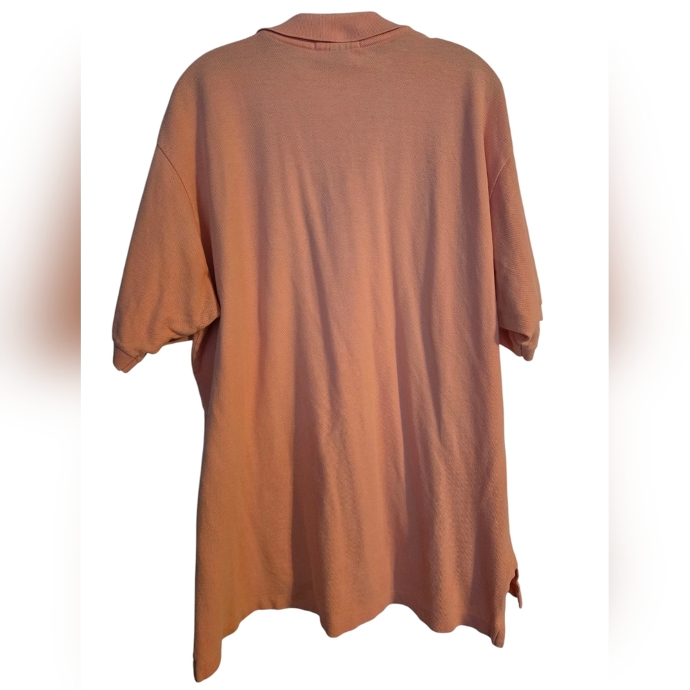 Men's Ralph Lauren Peach Colored Polo Shirt, Size Large - Picture 2 of 7